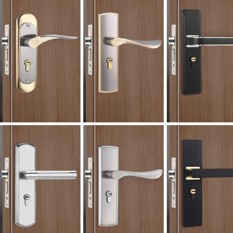 Furniture Hardware Wood - Набор деревянных дверных замков для спальни,