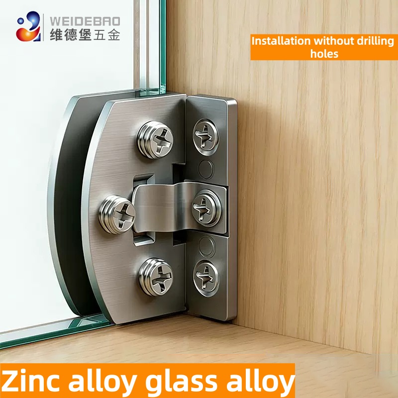 Quality Furniture Hardware - 2 шт. бесшумные петли-зажимы из цинкового