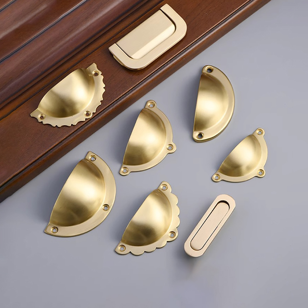 Quality Furniture Hardware - Невидимые ручки для шкафов, латунные мебельные